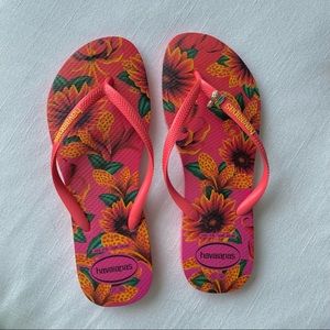 Tropical Pink Havaianas Flip Flops